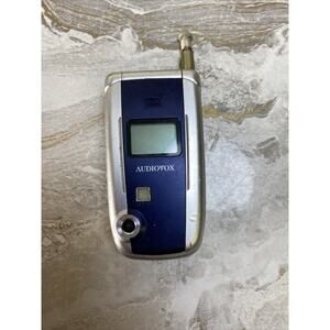 Audiovox CDM-8910 Dual Display VGA Camera Flip Cellular Phone‎ *UNTESTED*
